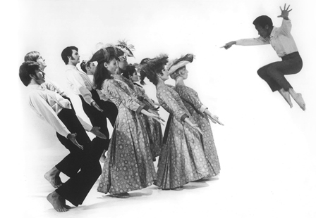 Ronne Arnold and his Contemporary Dance Company of Australia in 'Spirituals', 1971. Photo Roderic Vickers