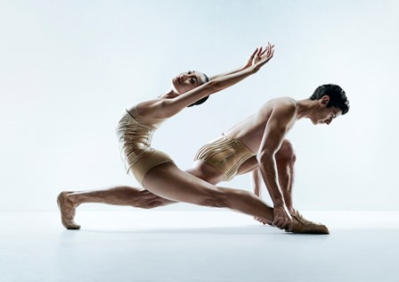 Natasha Kusen and Andrew Killian in 'Petite Mort'. Photo Paul Scala. Courtesy the Australian Ballet