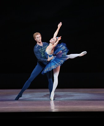 Adam Bull and Lana Jones in 'Ballet Imperial', 2014. Photo courtesy of the Australian Ballet