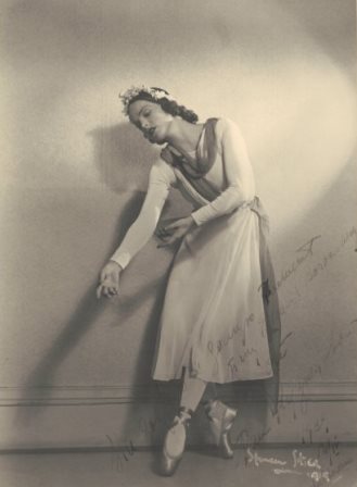 Raisse Kouznetsova in costume for 'Choreartium', 1939. Photo Spencer Shier