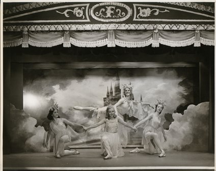 Cloudland Ballet from 'Jack and the beanstalk', Sydney, 1958. Photographer unknown