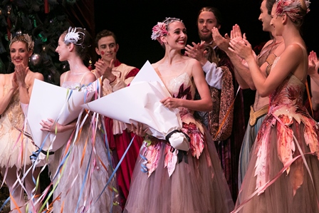 Dimity Azoury receives 2014 Telstra Ballet Dancer Award. Photo: Jess Bialek