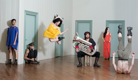 The New Zealand Dance Company and New Zealand Army Band, 'Rotunda'. Photo: John McDermott