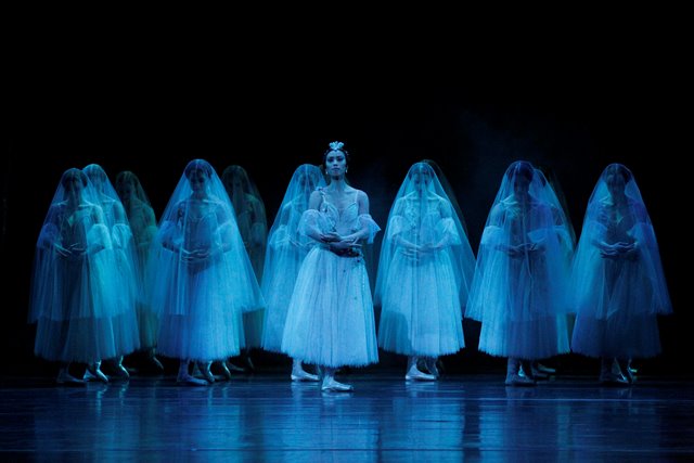 Ako Kondo as Myrtha in 'Giselle'. The Australian Ballet, 2015. Photo: Jeff Busby