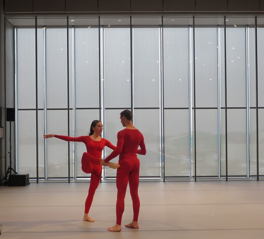 Rebecca Hadley and Benny Olk in Merce Cunningham's 'Crises' (1960)