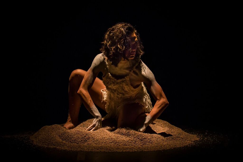 Janessa Dufty in Daniel Riley's 'Reign', Sydney Dance Company 2015. Photo: Peter Greig