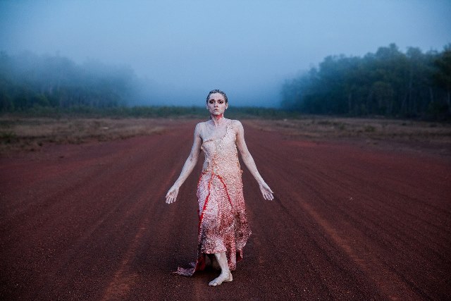 Yolande Brown as Earth Spirit in Spear. Photo Jacob Nash