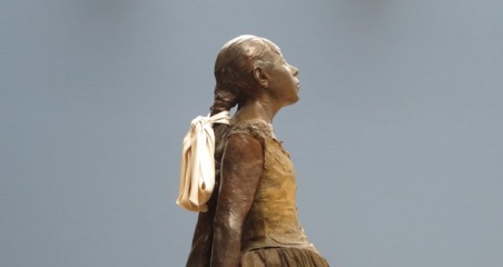 Edgar Degas, Little fourteen year old dancer (detail)