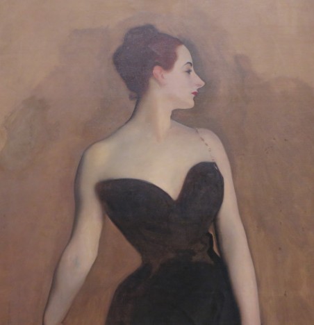 John Singer Sargent, Study of Mme Gautreau c. 1884 detail