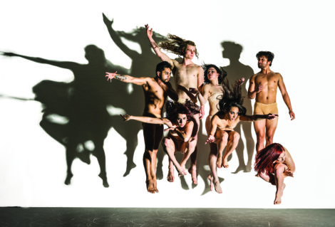 New Zealand Dance Company in a study for 'Lumina'. Photo: John McDermott