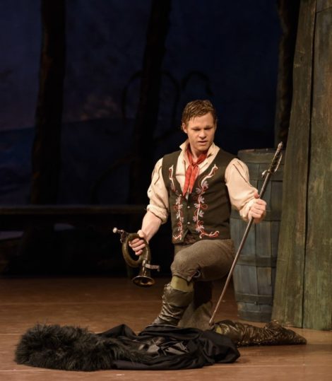 Jacob chown as Hilarion in 'Giselle'. Royal New Zealand Ballet. Photo: Bill Cooper