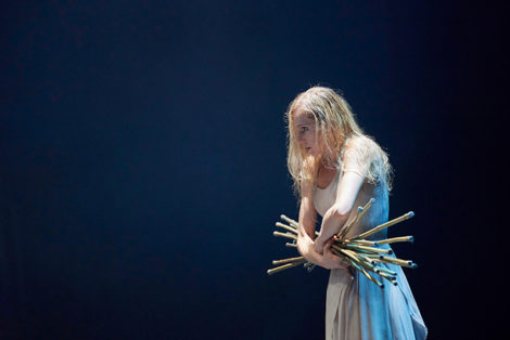 Stina Quagebeur as Myrtha in Akram Khan's 'Giselle', English National Ballet, 2016. Photo: Lauren Liotardo