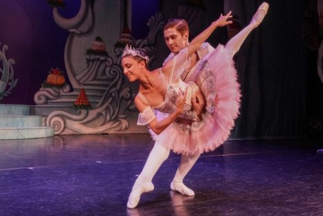 Yanela Pinera and Alexander Idaszak as the Sugar Plum Fairy and the Prince in 'The Nutcracker', Queensland Ballet, 2016. Photo: © David James McCarthy