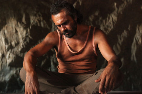 Aaron Pedersen as Suicide Man in 'Spear'. Photo: © Giovanni de Santolo