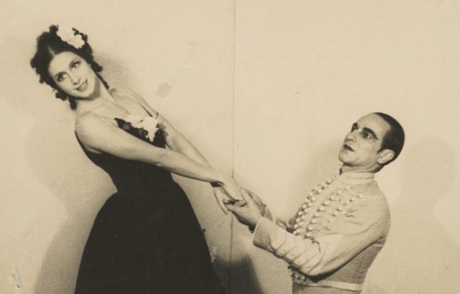 Valentina Blinova and Leon Woizikowsky in 'Le beau Danube', 1936 (detail)