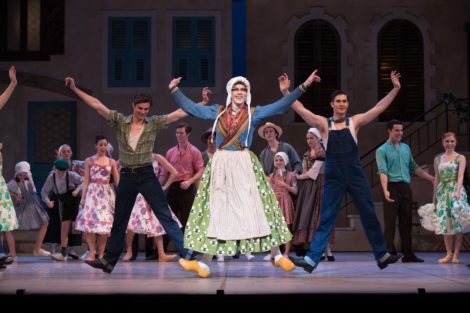 Artists of Queensland Ballet in 'La Fille mal gardee', 2017. Photo: © David Kelly