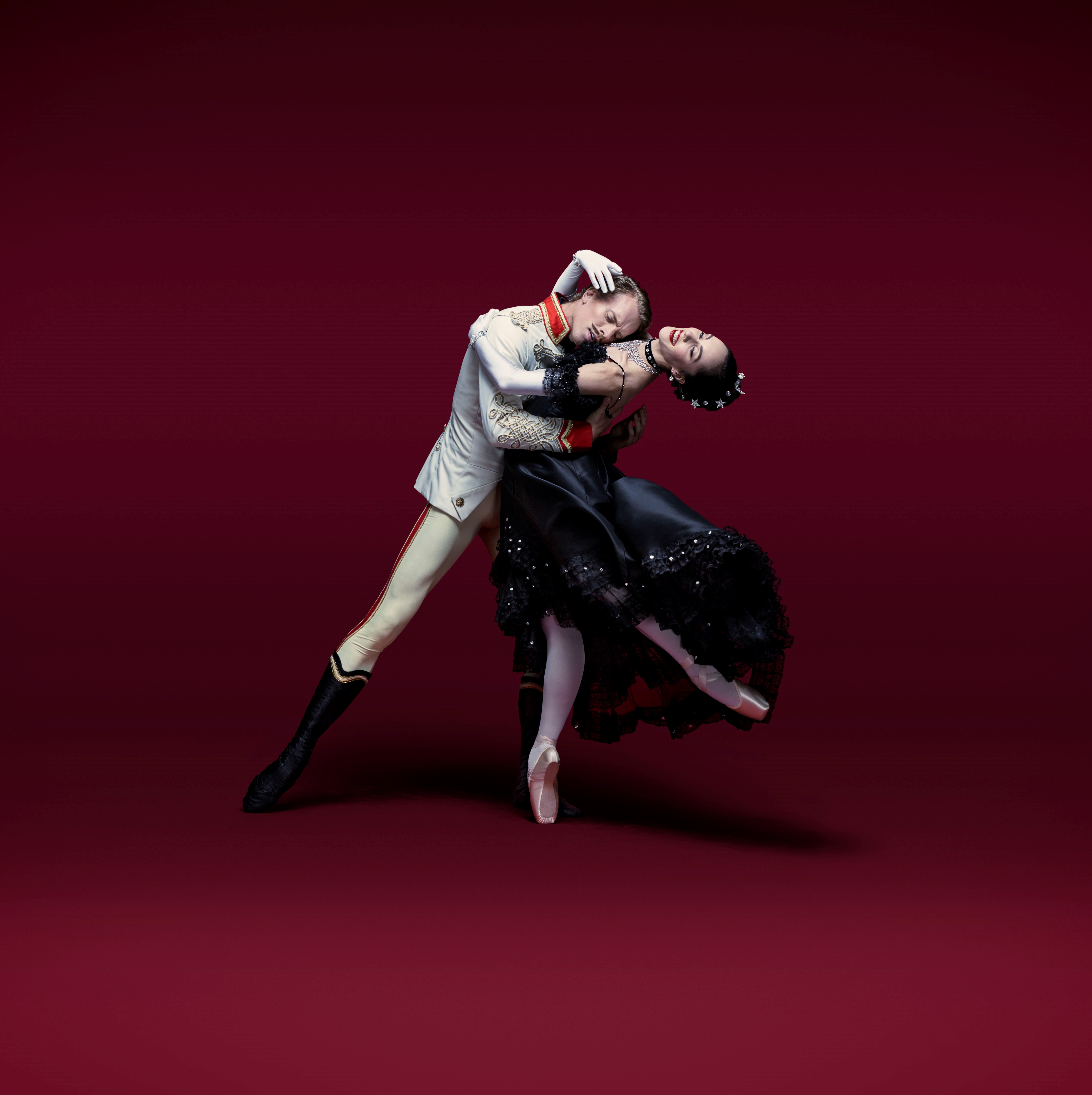 Amy Harris and Adam Bull in 'The Merry Widow'. The Australian Ballet 2018 season. Photo: © Justin Ridle