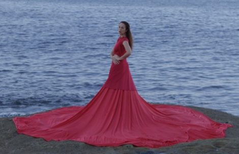 Liz Lea in a study for 'RED'. Photo: © Nino Tamburri