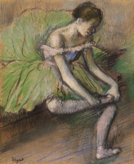 Edgar Hilaire Germain Degas, The Green Dress, about 1896-1901