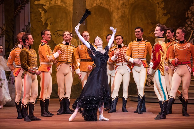 Lana Jones and artists of the Australian Ballet in ''The Merry Widow', 2018. Photo: © Daniel Boud