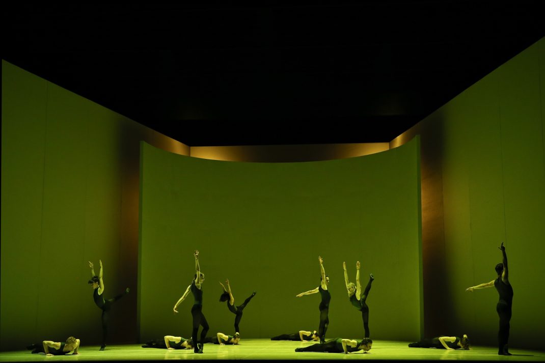 Scene from 'Filigree and Shadow'. The Australian Ballet, 2018. Photo: © Jeff Busby