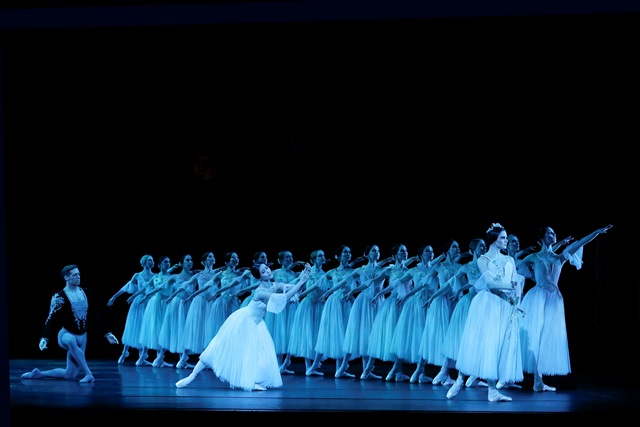 Ako Kondo, Ty King-Wall, and Valerie Tereshchenko in 'Giselle' Act II. Photo: © Jeff Busby