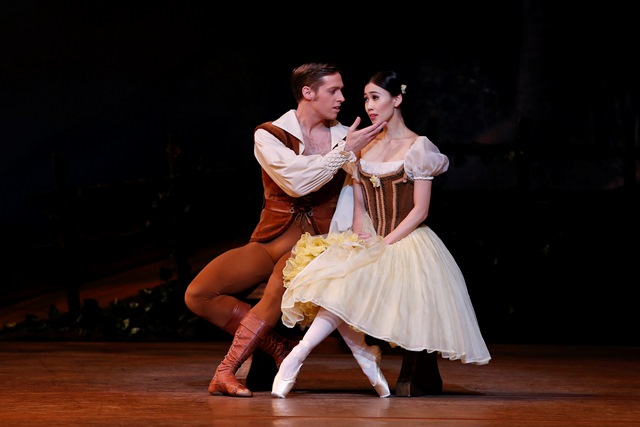 Ako Kondo and Ty King-Wall in 'Giselle' Act I. Photo: © Jeff Busby