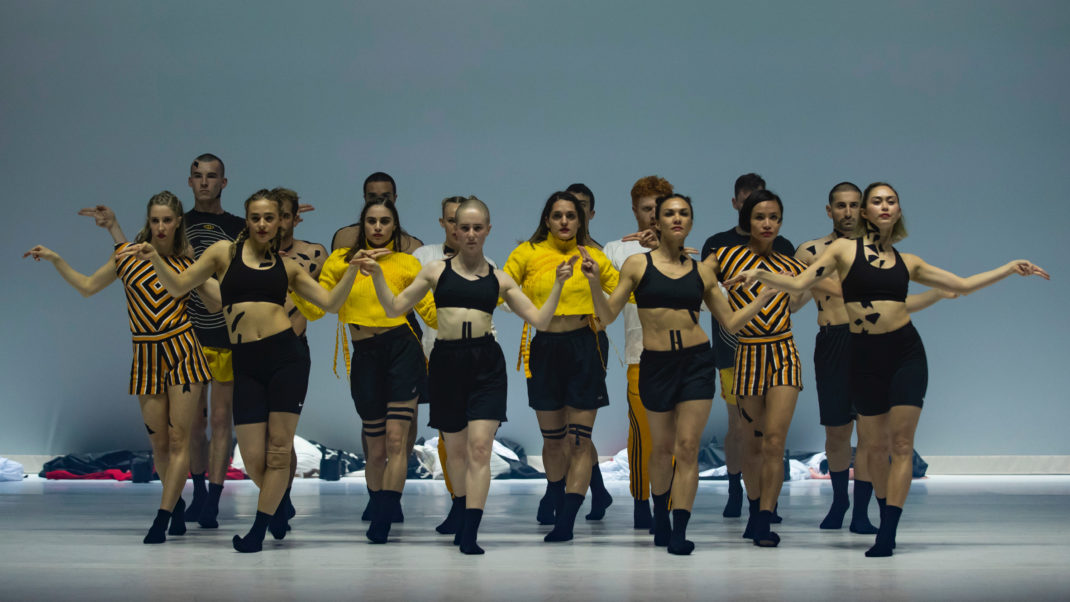 Artists of Sydney Dance Company in 'Forever & Ever', 2018. Photo: © Pedro Greig