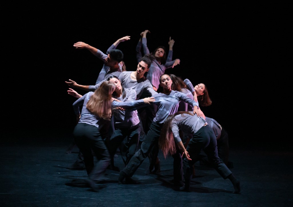 Dancers of New Zealand School of Dance in 'Wicked Fish'. Graduation Season 2018. Photo: © Stephen A' Court