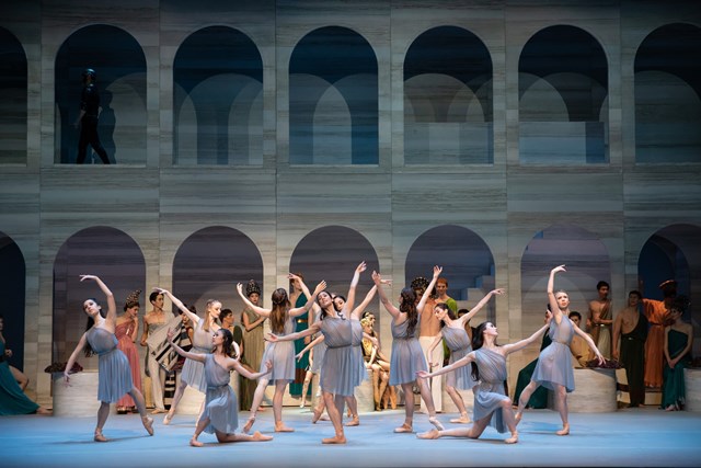 Artists of the Australian Ballet in 'Spartacus' Act II, 2018. Photo: © Daniel Boud