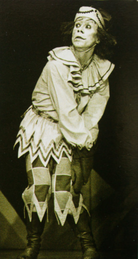 Douglas Wright as Petrouchka 1993, Royal New Zealand Ballet. Photo: © Photo Guy Robinson