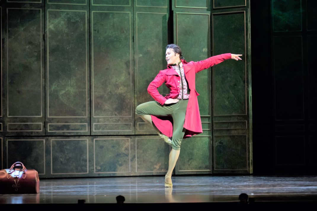 Kohei Iwamoto as Azolan in Liam Scarlett’s ‘Dangerous Liaisons‘. Queensland Ballet 2019. Photo David Kelly