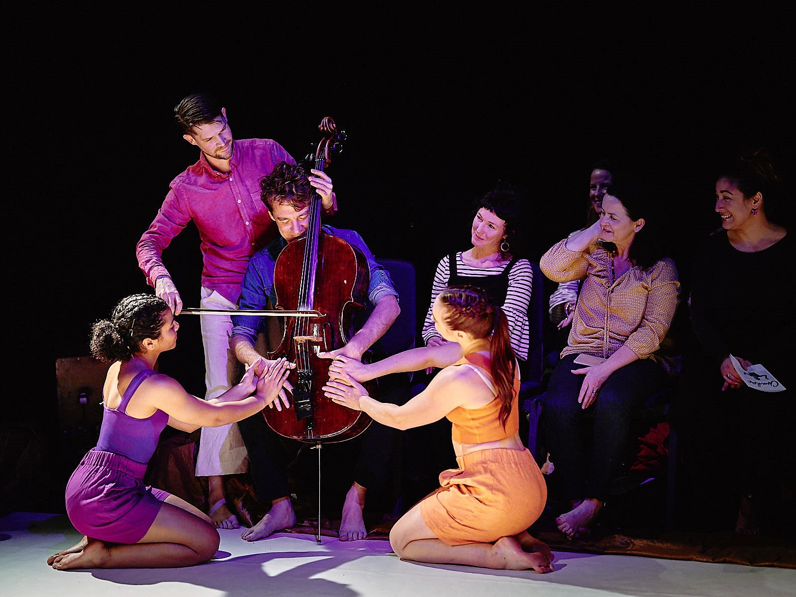 Cello Embrace from 'Chocolate'. Java Dance Company, 201