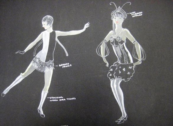Bright Young Things and Eastern Corset Dancers, 'Undercover' Palm Beach Pictures, 1982. Design by Kristian Fredrikson, National Library of Australia