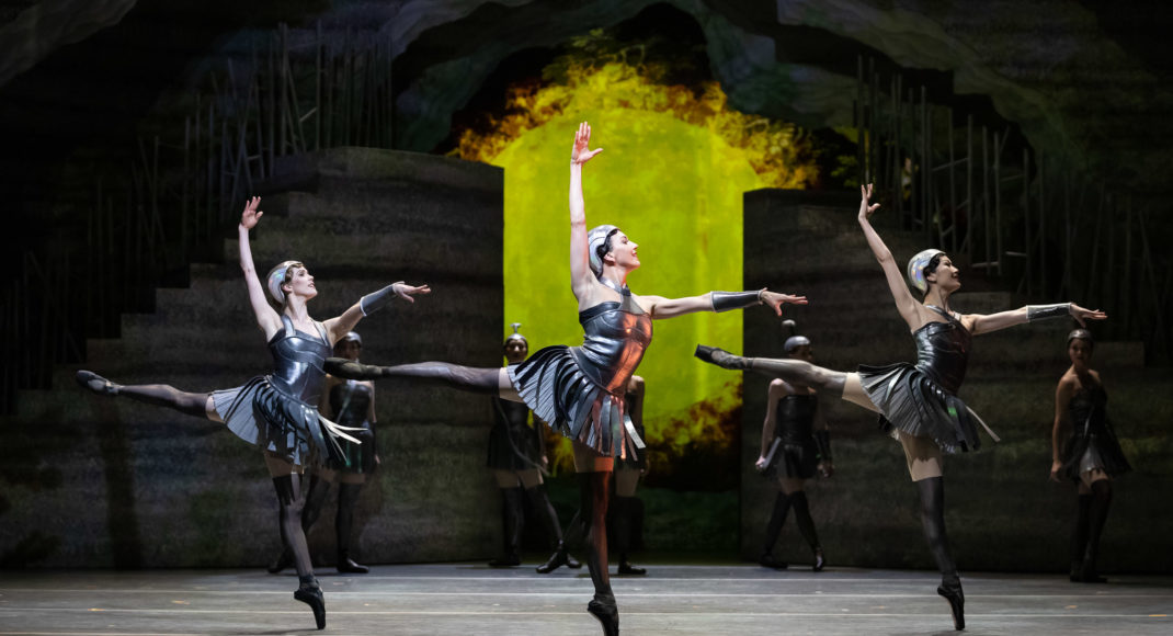 Scene from Stanton Welch's 'Sylvia'. The Australian Ballet, 2019. Photo: © Daniel Boud