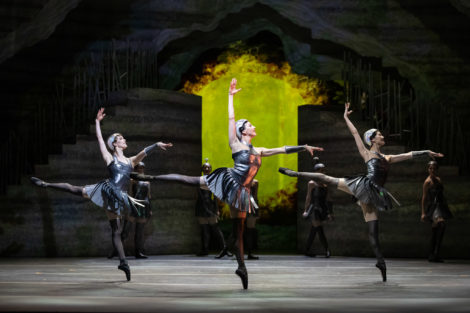 Scene from Stanton Welch's 'Sylvia'. The Australian Ballet, 2019. Photo: © Daniel Boud