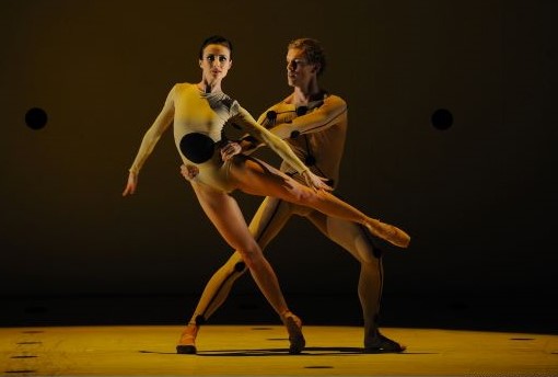 Amber Scott and Adam Bull in 'Dyad 1929'. The Australian Ballet, 2013. Photo: © Branco Gaica
