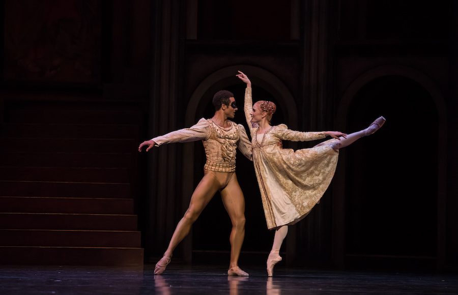 Mia Heathcote and Patricio Revé in 'Romeo and Juliet'. Queensland Ballet 2019. Photo: © David Kelly
