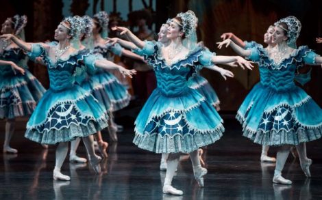 Dancers of the Australian Ballet in 'Coppélia', Act III (Hours of the Night), 2016. Photo: © Daniel Boud