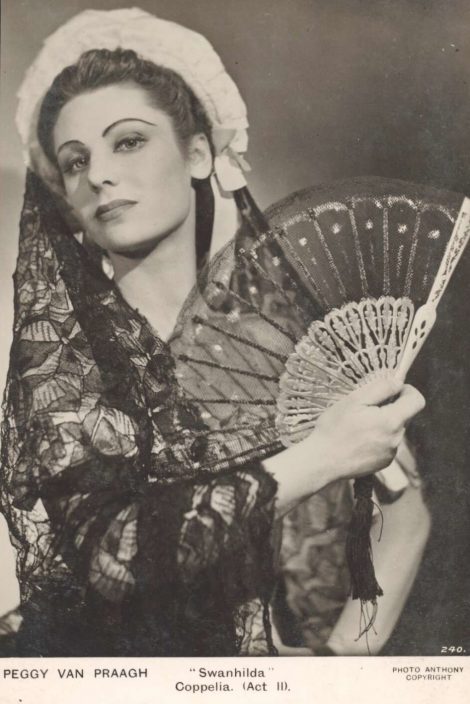 Peggy van Praagh as Swanilda. 'Coppélia', Act 11, 1940s. Photo: Anthony