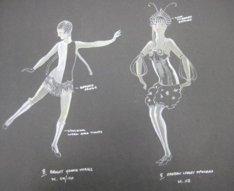 Kristian Fredrikson, designs for 'Undercover' (Bright Young Things and Eastern Corset Dancers). National Library of Australia