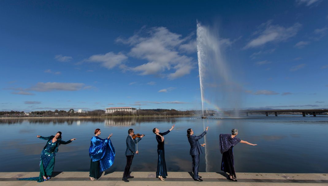 Australian Dance Party in 'Lake March', Canberra 2020.