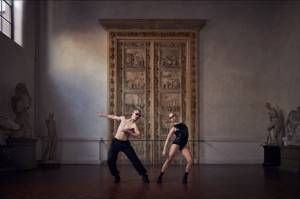 Jack Riley and Nikki Tarling in 'Duplex' at the Accademia di Belle Arti di Firenze